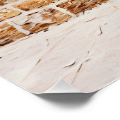 Zwei Männer überblicken die Mauer in Richtung blau Poster (Ecke)