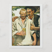 Zwei Männer von Richard Schaupp Fine Art Gay Postkarte (Vorderseite)