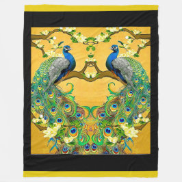 Zwei männliche indische Blaue Friedensböcke Fleecedecke