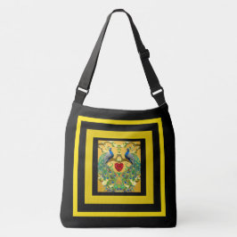 Zwei männliche indische Blaue Friedhöfe Ewiges Her Tragetaschen Mit Langen Trägern