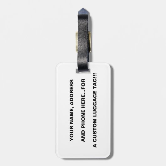 Zwei männliche Löwen Gepäckanhänger (Rückseite vertikal)