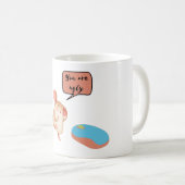 Zwei Mäuse, du bist hässlich Kaffeetasse (VorderseiteRechts)