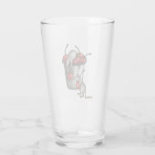 Zwei MÄUSE stehlen Kirschen, Eimer mit Kirschen Ku Glas (Rückseite)
