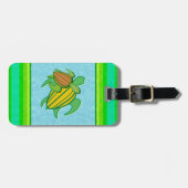 Zwei Meeresschildkröte-Gepäckanhänger Gepäckanhänger (Vorderseite horizontal)