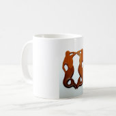 zwei Meerjungfrauen Kaffeetasse (Vorderseite Links)
