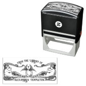 Zwei Mermaids #2 Library Book Name Initial Permastempel (Beispiel)