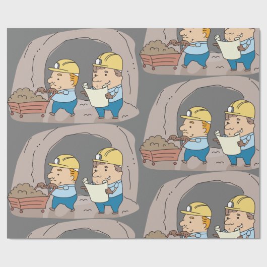 Zwei Minen Geschenkpapier (Flach)