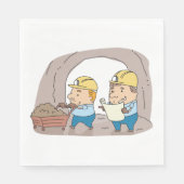 Zwei Minen Serviette (Vorderseite)