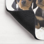 Zwei Mini-Dackeln Mousepad (Ecke)