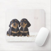 Zwei Mini-Dackeln Mousepad (Mit Mouse)