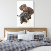 Zwei Miniaturbilder, Studio Shot Leinwanddruck (Insitu (Schlafzimmer))