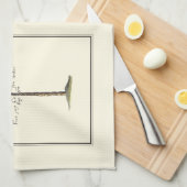 Zwei Miniaturpalmen Gerahmt Küchentuch (Viertel Falte)