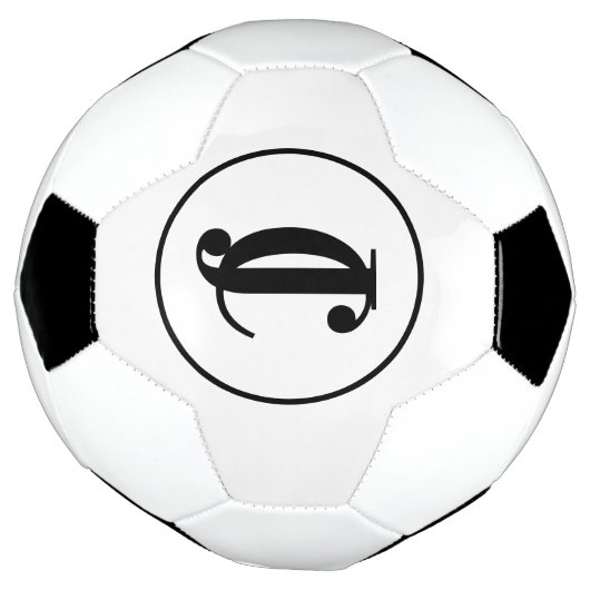 Zwei Mit Monogramm Initiativen Fußball (Gedreht)