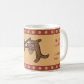 Zwei mittelalterliche Wölfe Kaffeetasse (VorderseiteRechts)