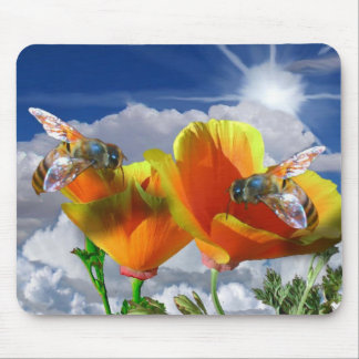 Zwei Mohnblumen-Bild 015 Mousepad