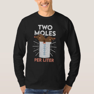 Zwei Mol pro Liter Chemie Wissenschaft Tee
