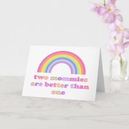 Zwei Momme sind besser als eins - Muttertag Karte