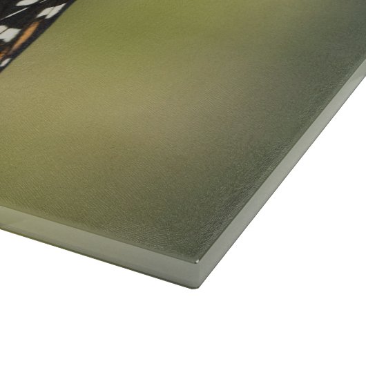 Zwei Monarchschmetterlappen Schneidebrett (Ecke)