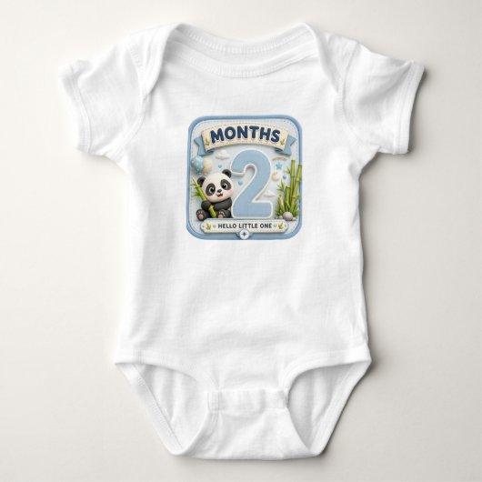 Zwei Monate der Wunder  Baby Strampler (Vorderseite)