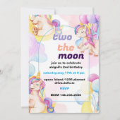 Zwei Monate zum Geburtstag Einladung (Vorderseite)