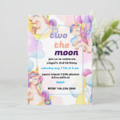 Zwei Monate zum Geburtstag Einladung (Stehend Vorderseite)
