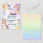 Zwei Monate zum Geburtstag Mitteilungskarte (Vorne/Hinten)