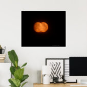Zwei Mond Poster (Heimbüro)