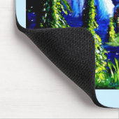 Zwei Mondberge Lisher art Mousepad (Ecke)