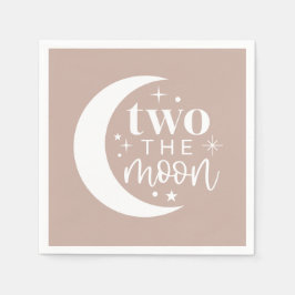 Zwei Mondblüten Serviette