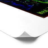 Zwei Monde Berge Kunst Poster (Ecke)