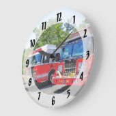 Zwei Motor vor dem Feuerwerk Große Wanduhr (Winkel)