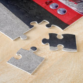 Zwei Motor vor dem Feuerwerk Puzzle (Seite)