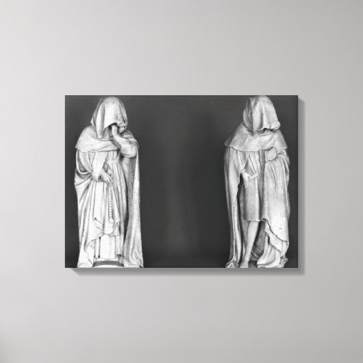 Zwei Mourners Leinwanddruck (Vorderseite)