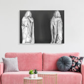 Zwei Mourners Leinwanddruck (Insitu (Wohnzimmer))