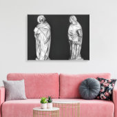 Zwei Mourners Leinwanddruck (Insitu (Wohnzimmer))