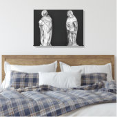 Zwei Mourners Leinwanddruck (Insitu (Schlafzimmer))