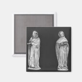 Zwei Mourners Magnet (Vorderseite/Rückseite)