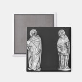 Zwei Mourners Magnet (Vorderseite/Rückseite)