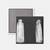 Zwei Mourners Magnet (Vorderseite/Rückseite)