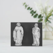 Zwei Mourners Postkarte (Stehend Vorderseite)