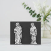 Zwei Mourners Postkarte (Stehend Vorderseite)