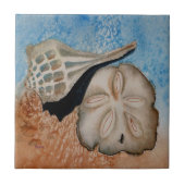 Zwei Muscheln vom Ocean Tile entfernt Fliese (Vorderseite)