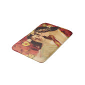 Zwei Muses of Spring (von Stefan Luchian) Badematte (Schrägansicht)