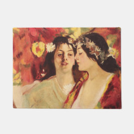 Zwei Muses of Spring (von Stefan Luchian) Fußmatte