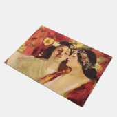 Zwei Muses of Spring (von Stefan Luchian) Fußmatte (Schrägansicht)