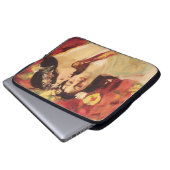 Zwei Muses of Spring (von Stefan Luchian) Laptopschutzhülle (Vorne Knopf)