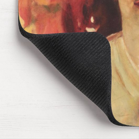 Zwei Muses of Spring (von Stefan Luchian) Mousepad (Ecke)