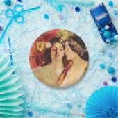 Zwei Muses of Spring (von Stefan Luchian) Pappteller (Party)