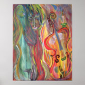 Zwei-Muses-Poster Poster (Vorne)