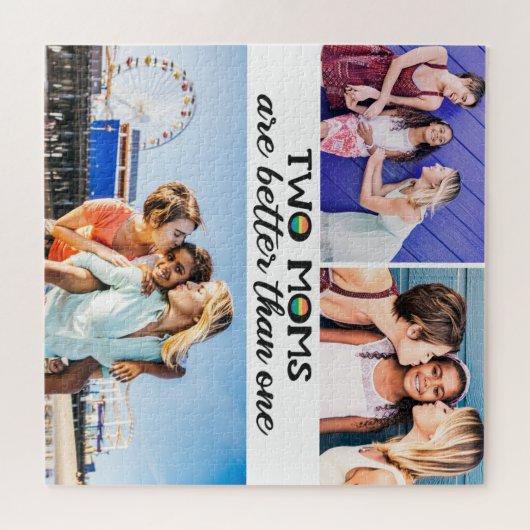 Zwei Mütter sind besser als das Foto einer Mutter Puzzle (Horizontal)